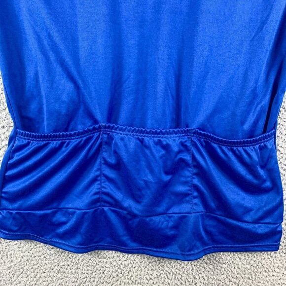 Vintage BMC BMCC Cycling Jersey Mens Extra Large Blue Made in USA Bike Bicycle - Picture 8 of 14